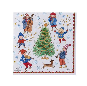 Vánoční ubrousky 33x33 cm, Christmas Sounds 2023 Rosenthal