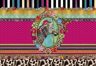 Komar papírová fototapeta Melli Mello Zebra 8-951, 368 x 254 cm