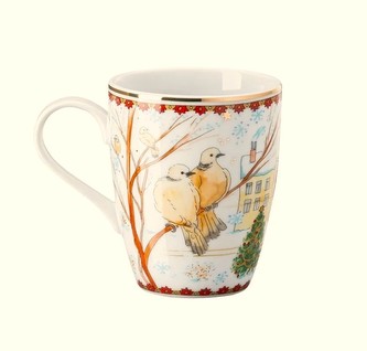 Vánoční hrnek s uchem II., Christmas Sounds 2023, 0,36l Rosenthal