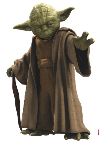 Komar samolepicí dekorace Star Wars Yoda 14721