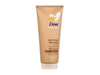 Dove Body Love Samoopalovací přípravek Summer Revived 200 ml Light to Medium Gradual Tanning Lotion pro ženy