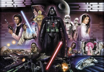 Komar papírová fototapeta 8-482 Star Wars Darth Vader Collage, 368 x 254 cm