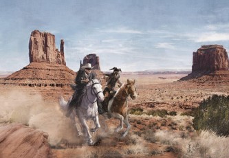 Komar papírová fototapeta Lone Ranger 8-473 Osamělý jezdec (Johny Depp), 368 x 254 cm