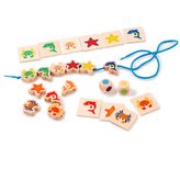 Toys for life - Navlékání mořských zvířátek podle předloh