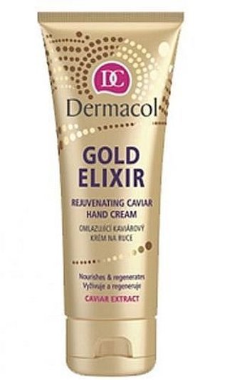 Dermacol Gold Elixir Krém na ruce Rejuvenating Caviar Extract Hand Cream 75 ml pro ženy
