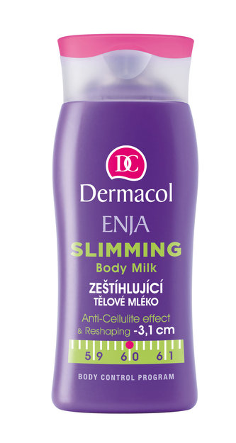 Dermacol Enja Pro zeštíhlení a zpevnění Slimming Body Milk 200 ml pro ženy
