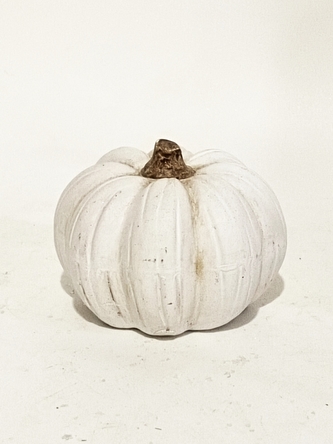 Keramická dýně bílá 6,8x8,5 cm