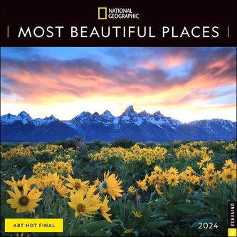 National Geographic: Most Beautiful Places 2024 Wall Calendar