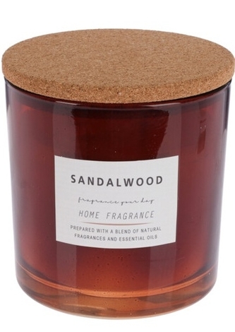 Vonná svíce ve skle 10x10 cm Sandalwood