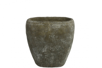 Vysoký květináč Adriaan šedý 29x28x16 cm