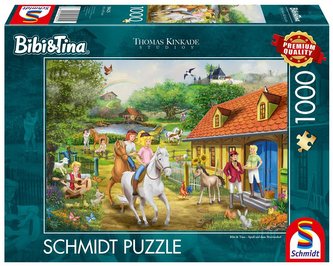 Puzzle 1000 Thomas Kinkade Bibi&Tina;
