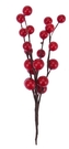 Umělá větvička bobulky červené B s/3