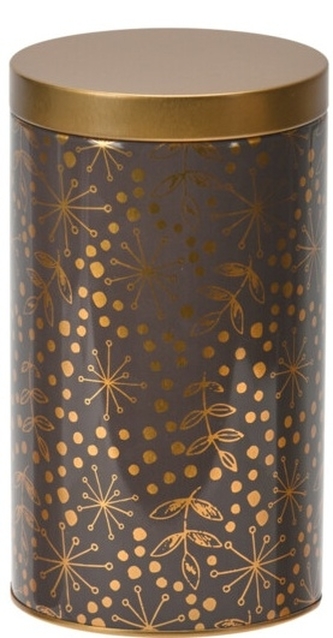 Plechová dóza růžová 19x11 cm