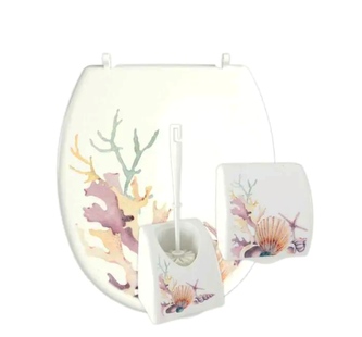 WC SET mušle korál
