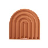 Podložka pod horké nádobí | ARULA | hnědá | 15x15 cm | 857619 Homla