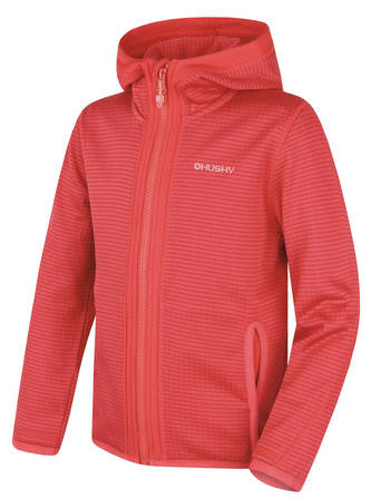 Dětská mikina s kapucí Artic Zip K red - 134