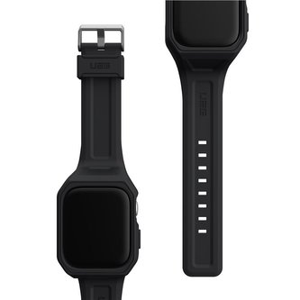UAG Scout+ Strap & Case, black - Apple Watch 9/8/7 45mm