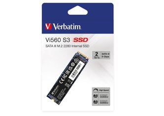 Verbatim SSD 2TB M.2 2280 SATA III Vi560 S3 interní disk, Solid State Drive