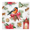 Ubrousky TaT 33x33cm Bullfinch with Lampion