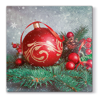 Ubrousky PAW L 33x33 cm Bauble on Twig