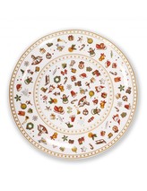 Vánoční talíř/tác na cukroví 30,5 cm CHICCHI E BALOCCHI BRANDANI