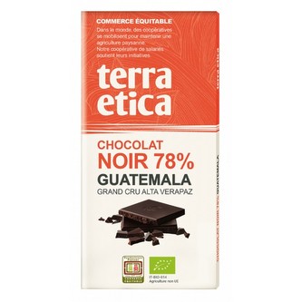 Terra Etica Bio hořká čokoláda Guatemala 78 %, 100 g