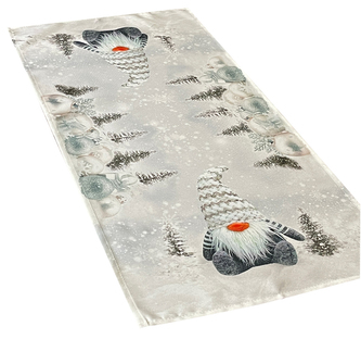 Vánoční ubrus - běhoun na stůl CHRISTMAS GNOMES II. 40x85 cm Mybesthome