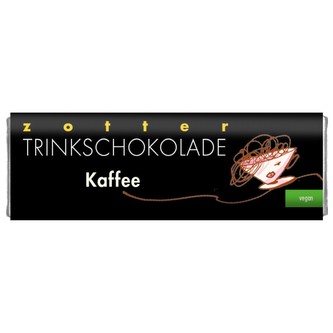 Zotter Bio horká vegan čokoláda s kávou, 22 g