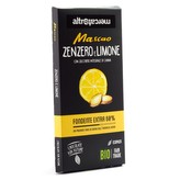 Bio hořká čokoláda Mascao se zázvorem a citrónem, 100 g