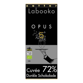 Zotter Bio hořká čokoláda Opus 5 Cuvée 72 %