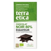 Terra Etica Bio hořká čokoláda Ekvádor 80 %, 100 g