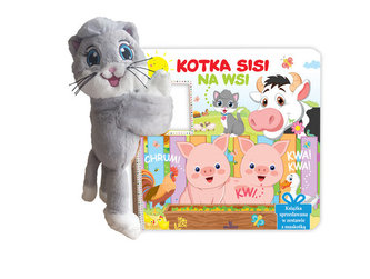 Kotka Sisi na wsi Książka z maskotką