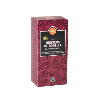 Eza Bio ibiškový čaj s citrónovou trávou z Egypta, sáčky 20 x 1,5 g