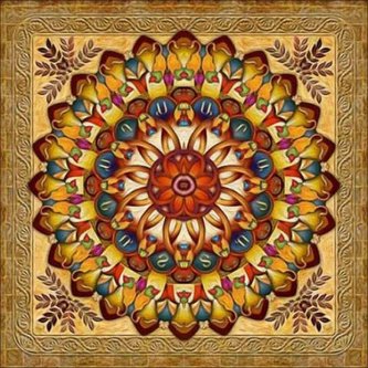 Diamantový obrázek 7D - Mandala 30 x 30 cm