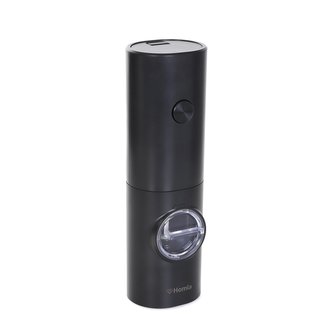 Elektrický mlýnek na sůl a pepř | MANDO | černý | 18 cm | ALL 849454 Homla