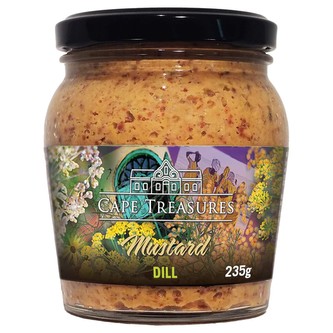 Cape Treasures Hořčice se semínky kopru z Jižní Afriky, 235 g