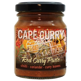 Cape Treasures Červená kari pasta Cape Malay z Jižní Afriky, 125 ml