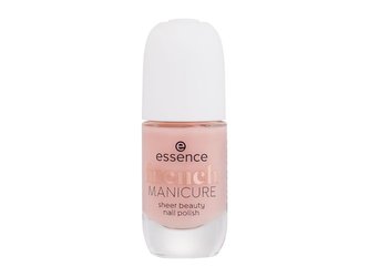 Essence French Manicure Lak na nehty Sheer Beauty Nail Polish 8 ml 01 Peach Please! pro ženy