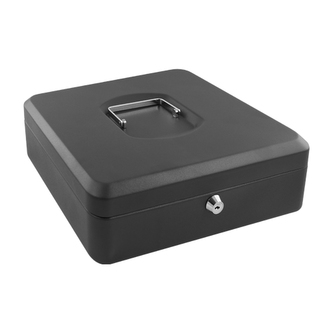 Pokladna kovová 10 "- černá