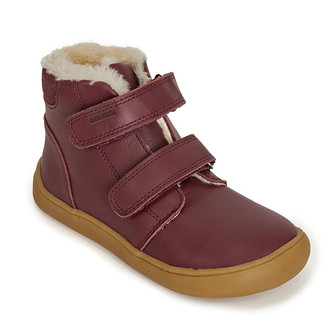 Protetika Dětská zimní barefoot vycházková obuv Deny bordó 27