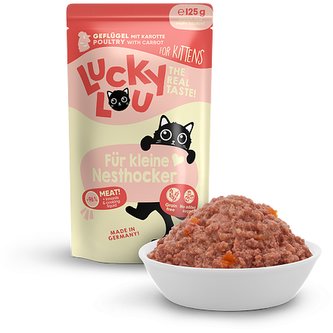 Lucky Lou Lifestage Kitten s drůbežím masem 125 g