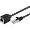 PremiumCord prodlužovací Patch kabel RJ45-RJ45 15m černý