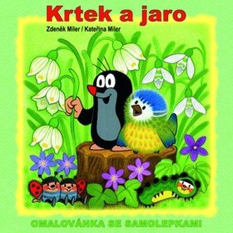 Krtek a jaro - omalovánka