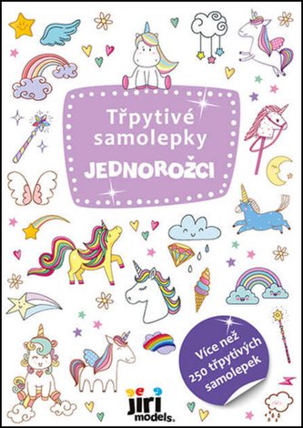 Třpytivé samolepky Jednorožci