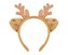 Opaska renifera z uszami jasno brązowa