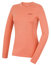 Dámská merino mikina Aron L light orange - XXL