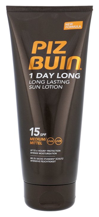 PIZ BUIN 1 Day Long Opalovací přípravek na tělo 200 ml SPF15 pro ženy PIZ BUIN 1 Day Long Opalovací přípravek na tělo 200 ml SPF15 pro ženy