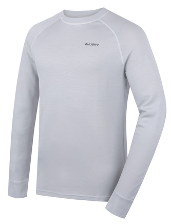 Pánská merino mikina Aron M light grey - XXL