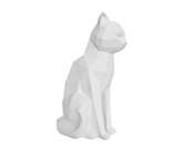 Soška Origami Cat sedící kočka 26,5 cm L Present Time