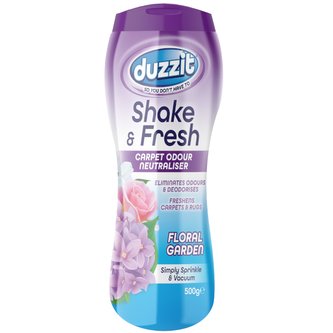 Duzzit Shake&Fresh Vonný prášek na koberce Floral Garden 500g